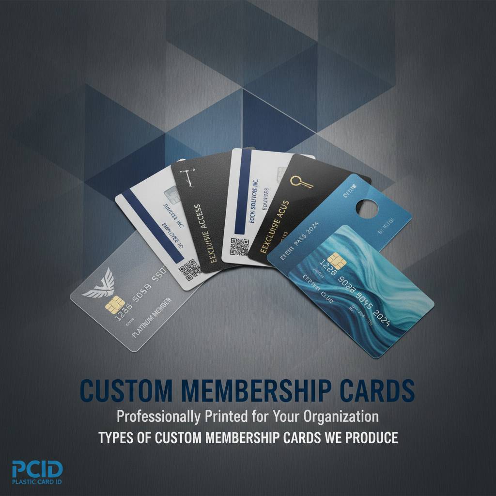 Types of Custom Membership Cards We Produce