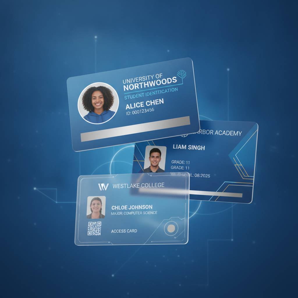 Custom Student ID Card Design Options